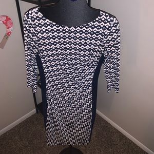 Lauren, Ralph Lauren. Geometric print dress. Beautiful for work and Happy Hour!